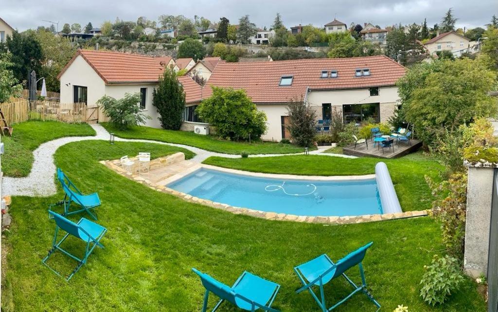 Proche Centre Ville, Gite 4 Etoiles Avec Piscine Діжон Екстер'єр фото